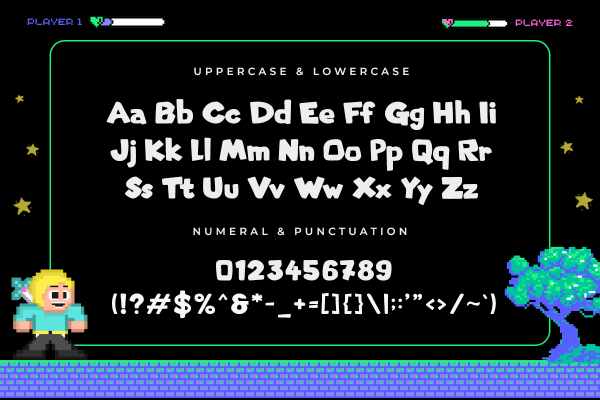 Rebloc A Modern Display Game Font - Image 5