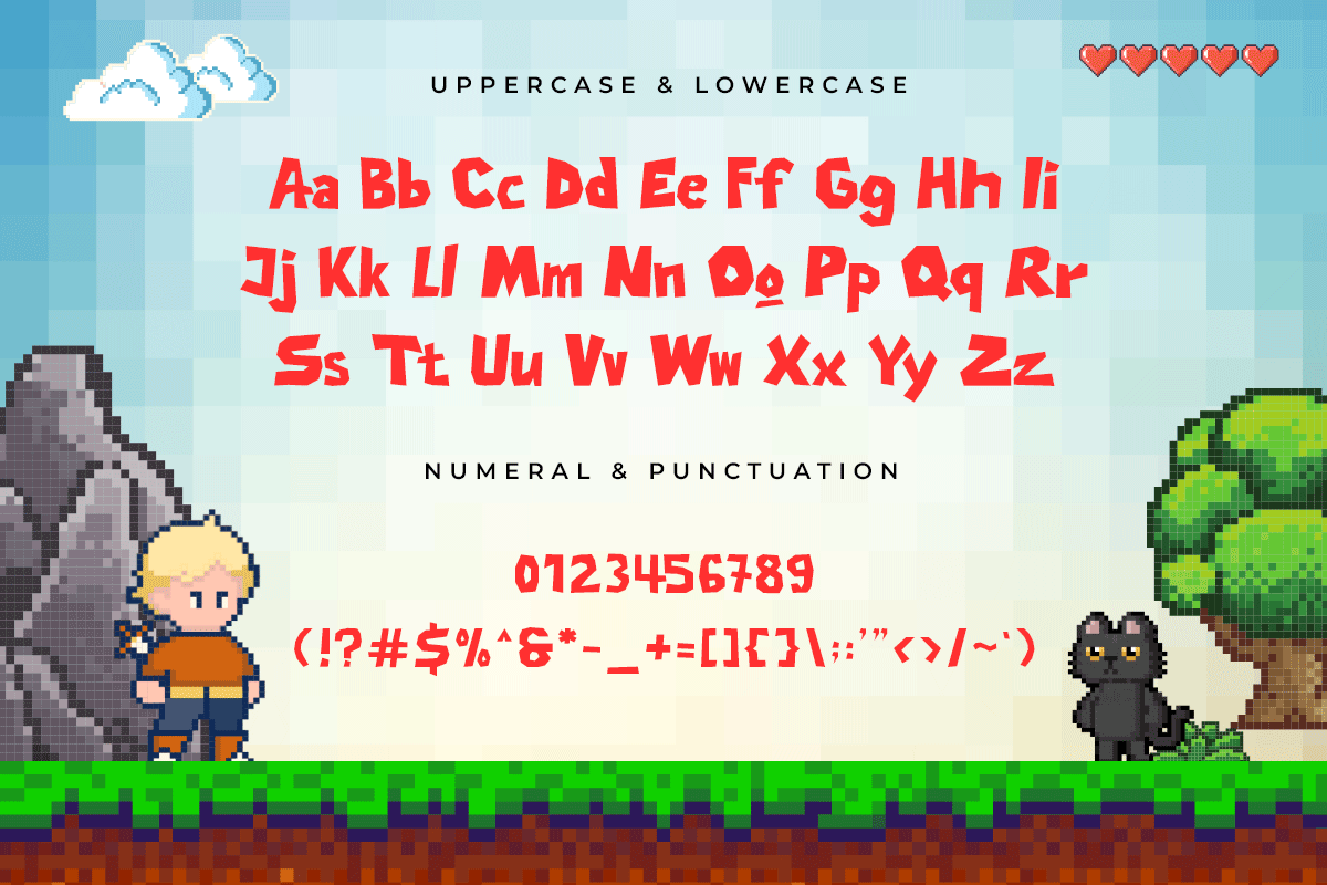 ZyroBlox A Modern Display Game Font - Image 5