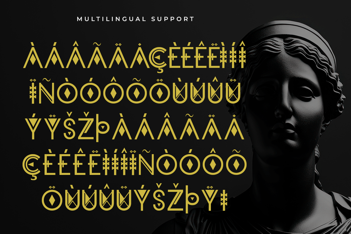 Orcuzo A Modern Display Greek Font - Image 6