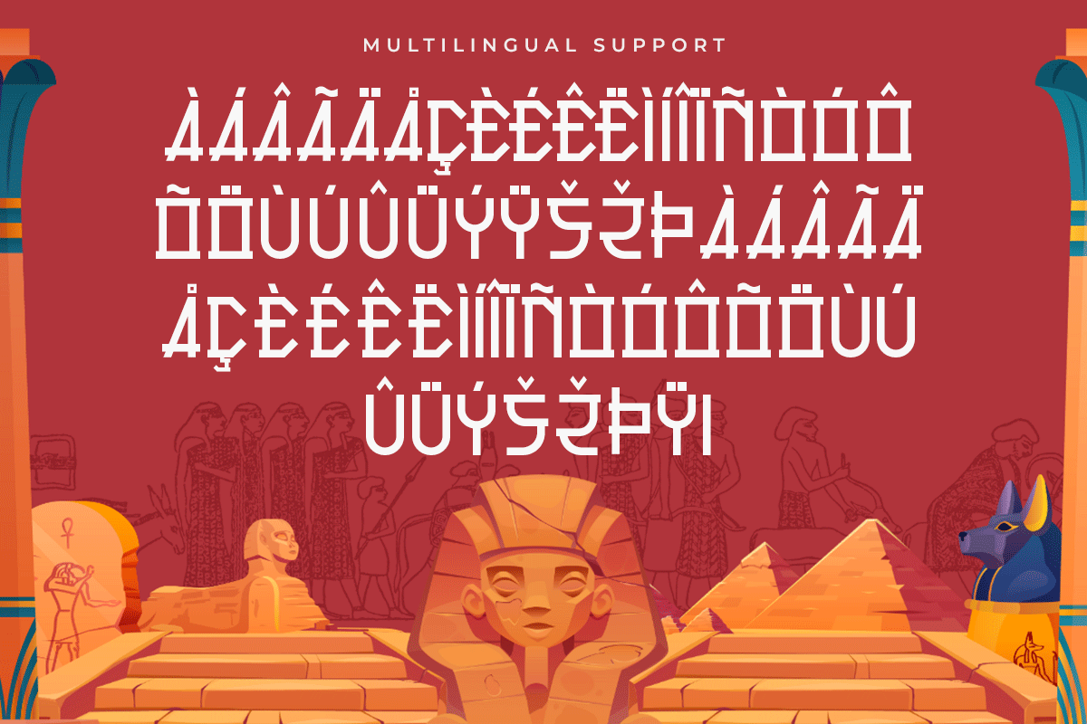 Chorun A Modern Display Egyptian Font - Image 6