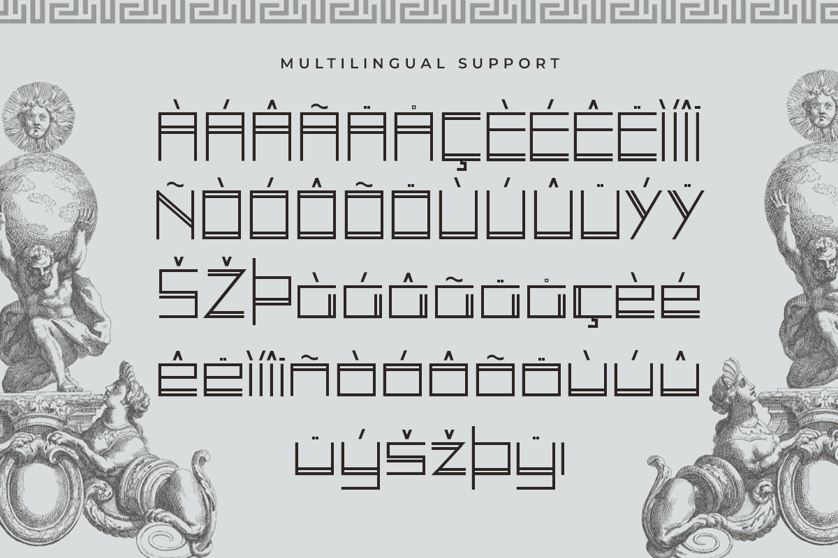 Gralios A Modern Display Greek Font - Image 6