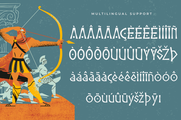 Hellenic A Modern Display Greek Font - Image 6