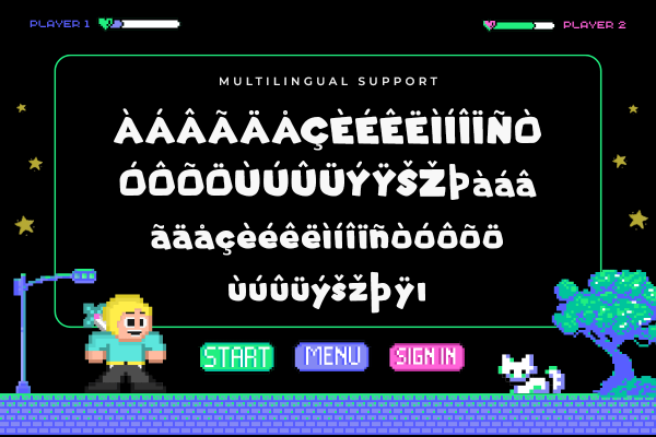 Rebloc A Modern Display Game Font - Image 6