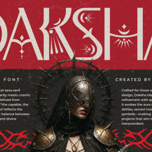 Daksha A Modern Mystical Font