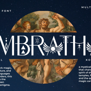 Umbratha A Modern Mystical Font