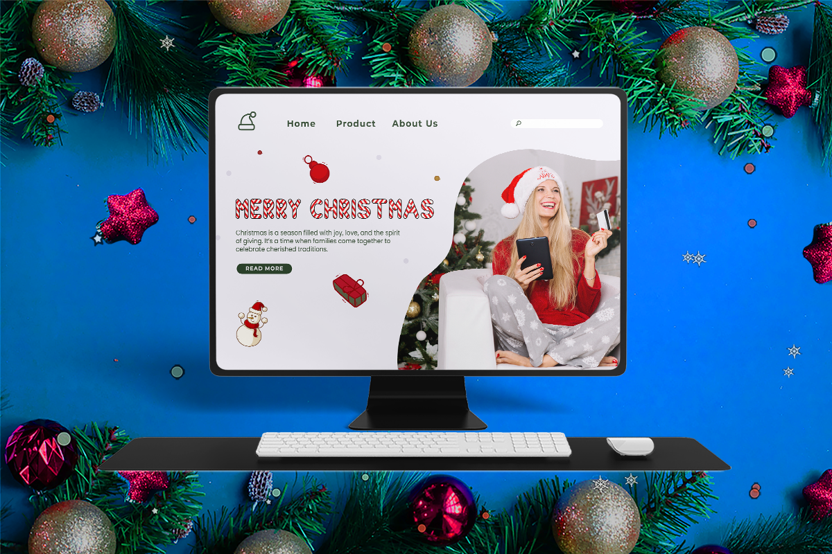 Stick Christmas A Modern Decorative Christmas Font - Image 4