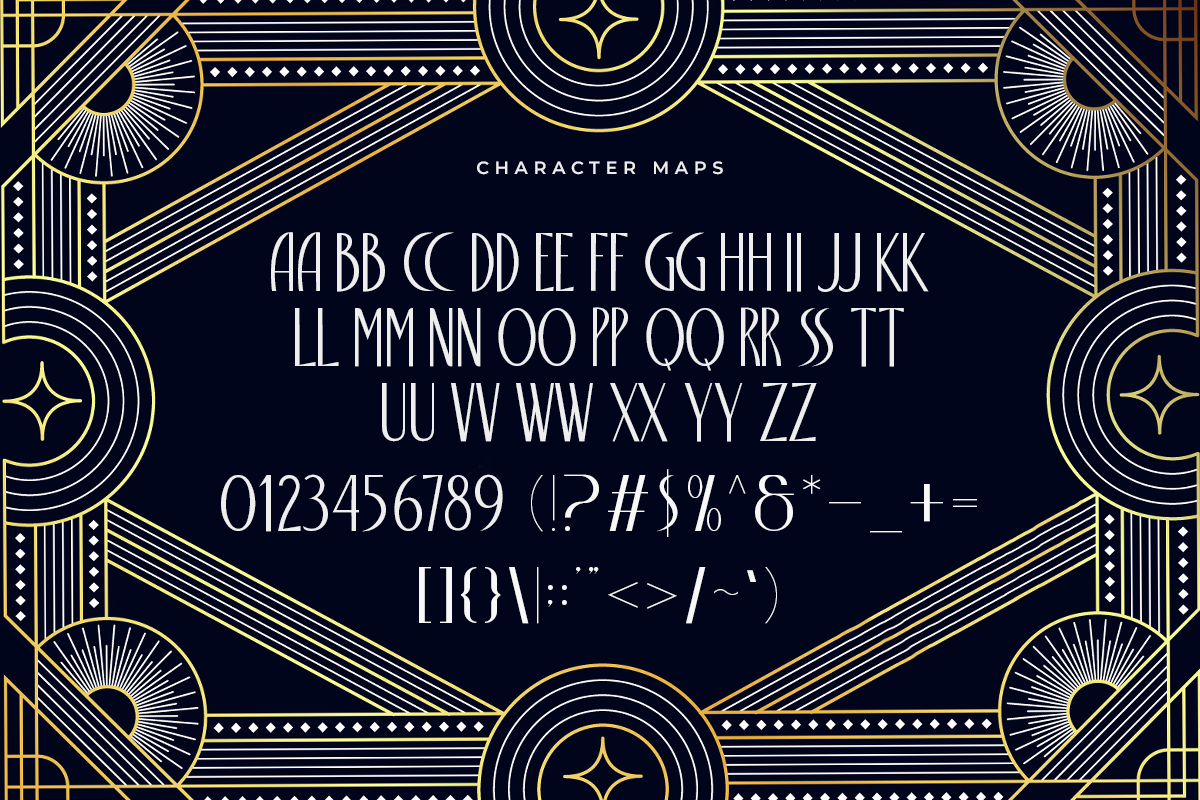 Grandiose A Modern Art Deco Font - Image 5