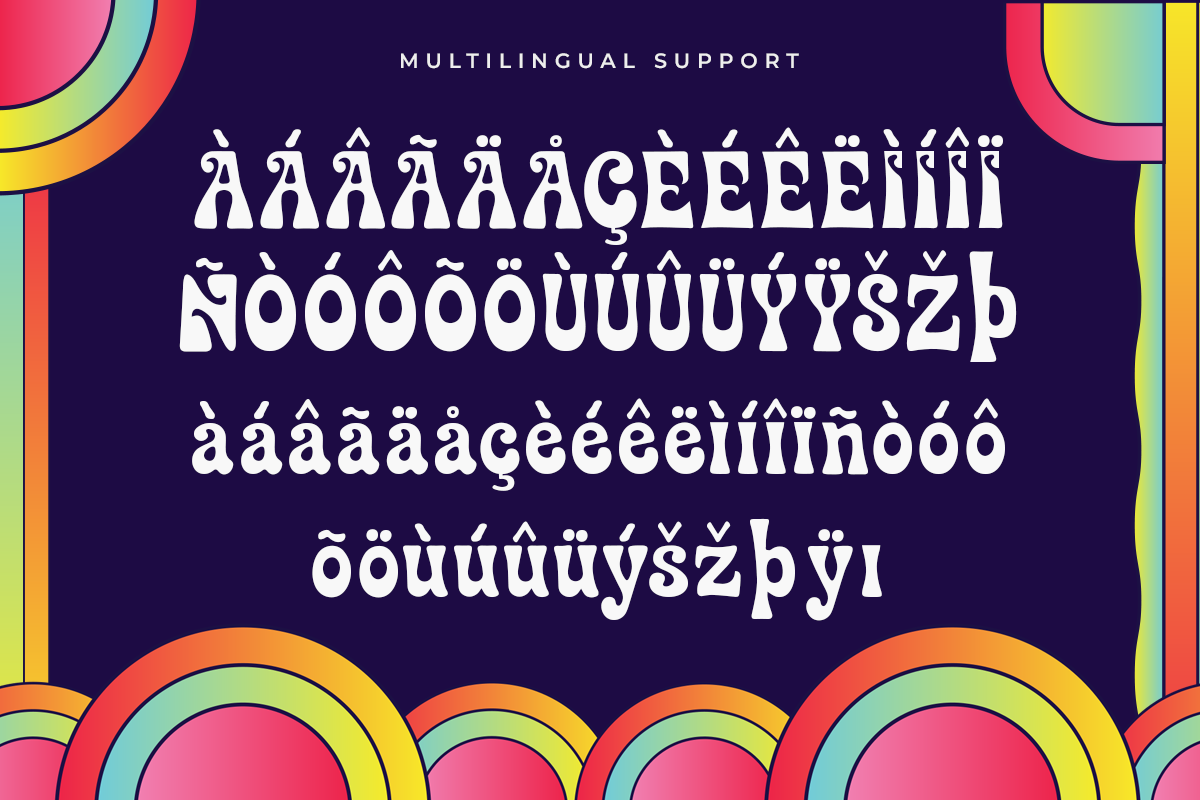 Euphoria A Modern Psychedelic Font - Image 4