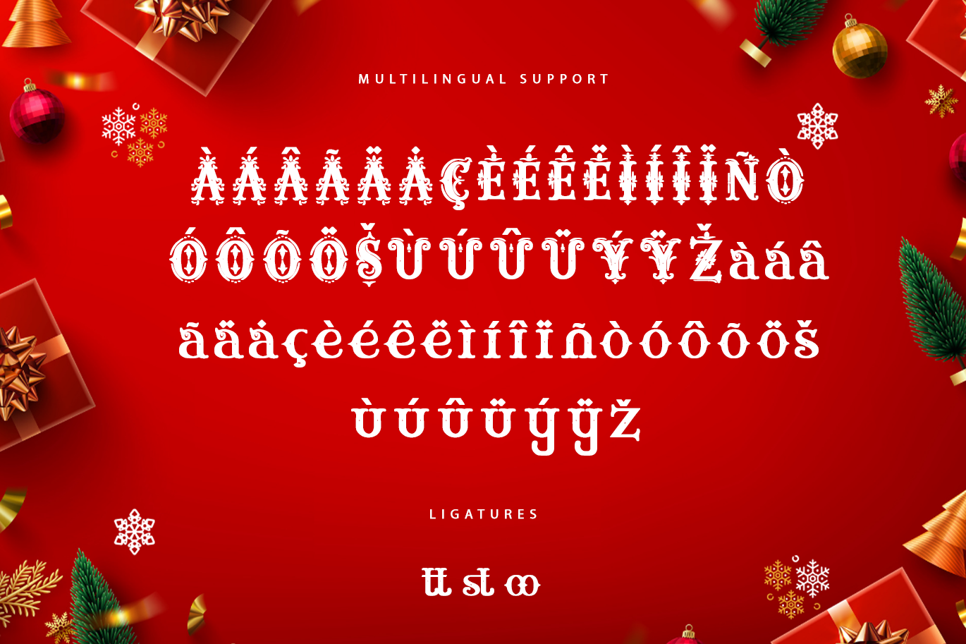 The Christmas A Modern Display Christmas Font - Image 6