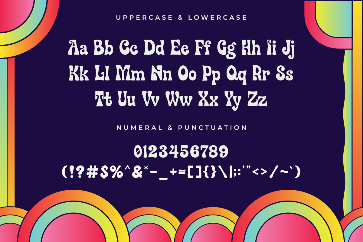 Euphoria A Modern Psychedelic Font - Image 3