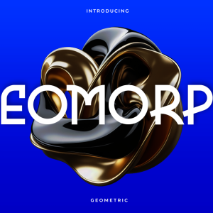 Geomorph A Modern Geometric Font