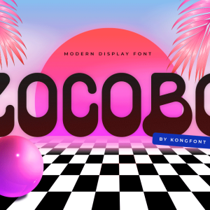 Zocobo A Modern Display Font