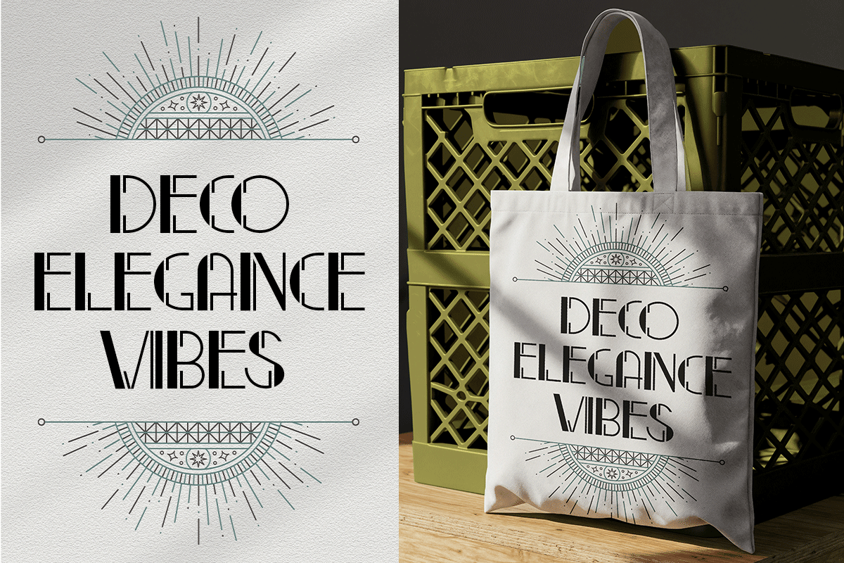 Decogaze A Modern Art Deco Font - Image 4