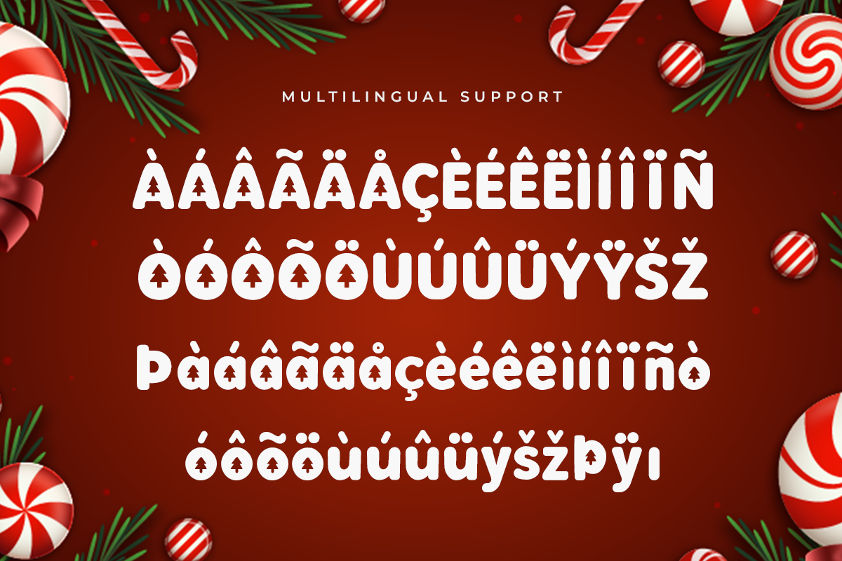 Snow Bubbles A Modern Display Christmas Font - Image 6