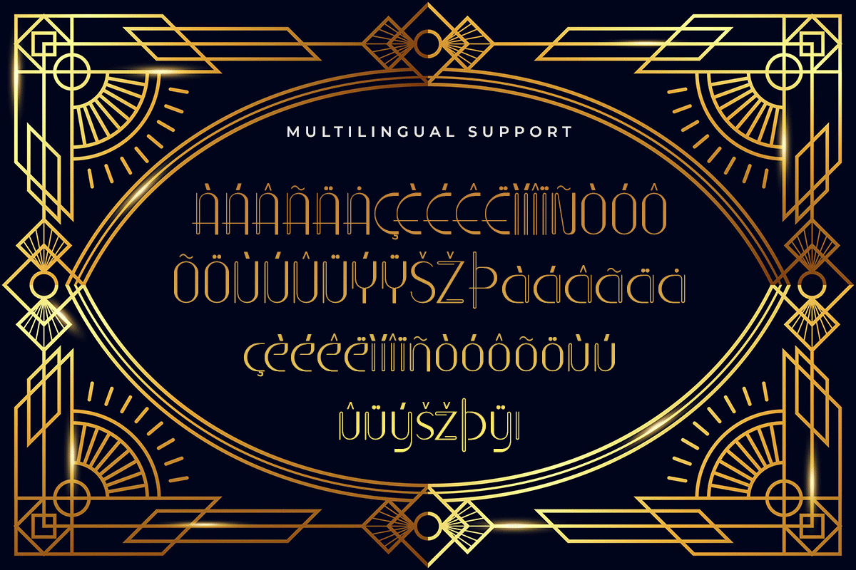 Bristal A Modern Art Deco Font - Image 6