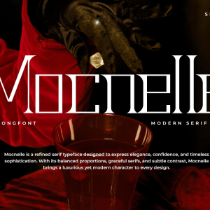Mocnelle A Modern Serif Font