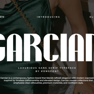 Garcian A Modern Sans Serif Font