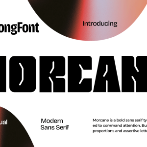 Morcane A Modern Sans Serif Font