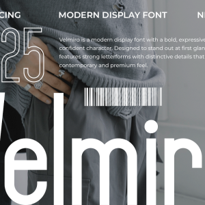 Velmiro A Modern Display Font