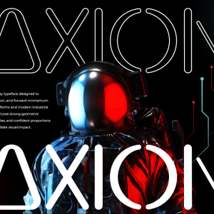 Axion A Modern Display Font