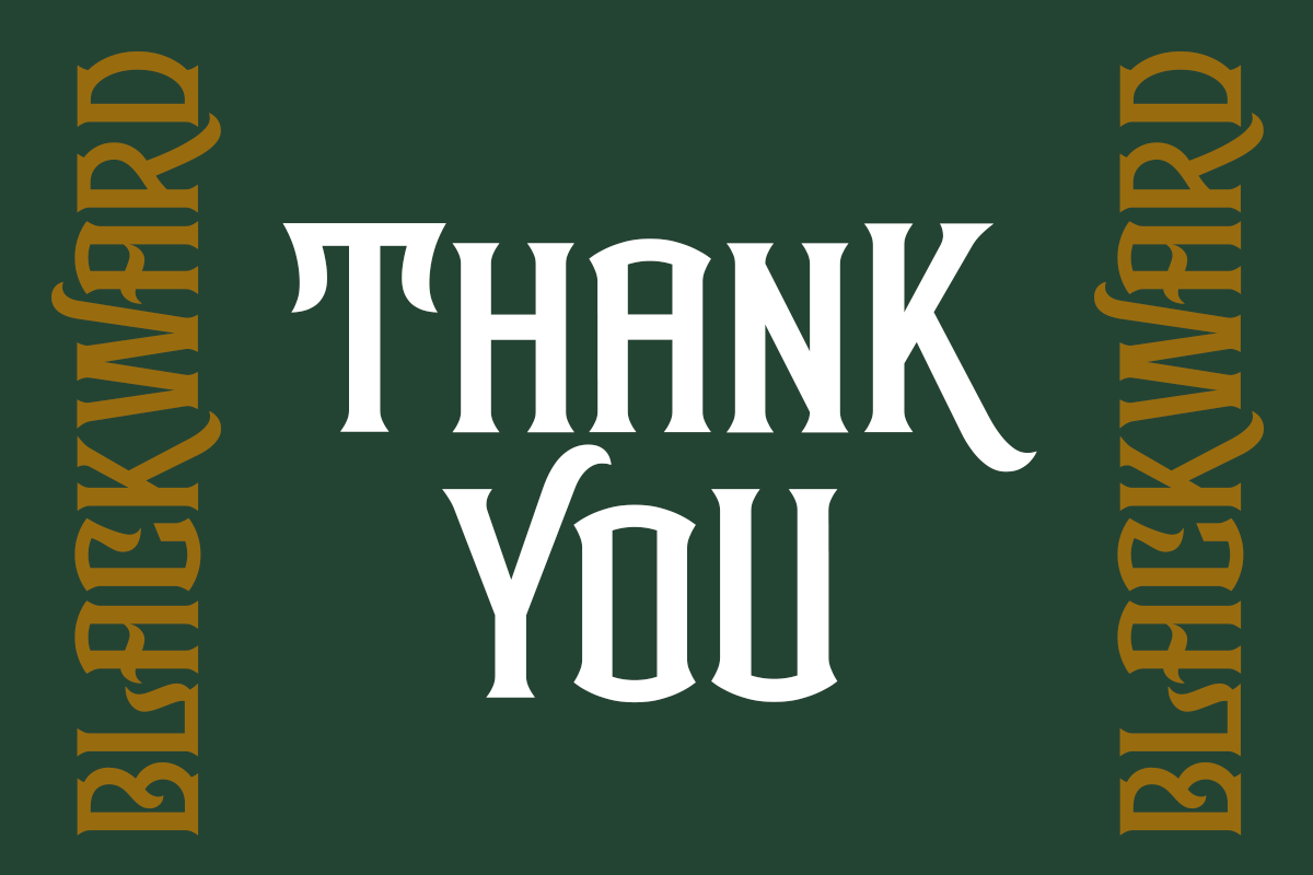 Blackward A Modern Display Font - Image 7