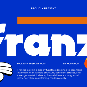 Franz A Modern Display Font