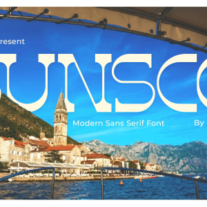 Sunsco A Modern Sans Serif Font