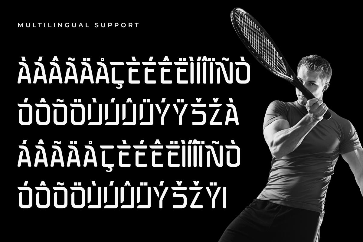 Stronger A Modern Display Sport Font - Image 6
