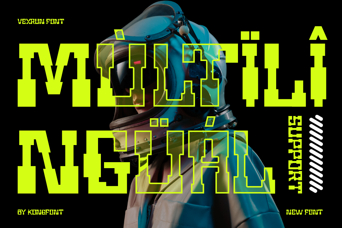 Vexrun A Modern Game Futuristic Font - Image 6