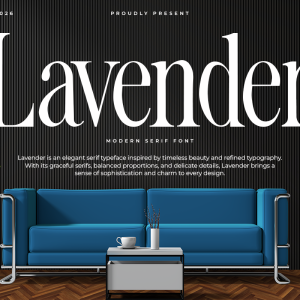 Lavender A Modern Serif Font