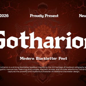 Gotharion A Modern Blackletter Font