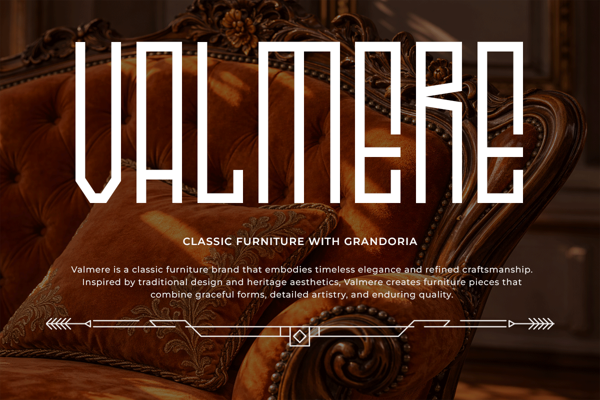 Grandoria A Modern Display Decorative Font - Image 3