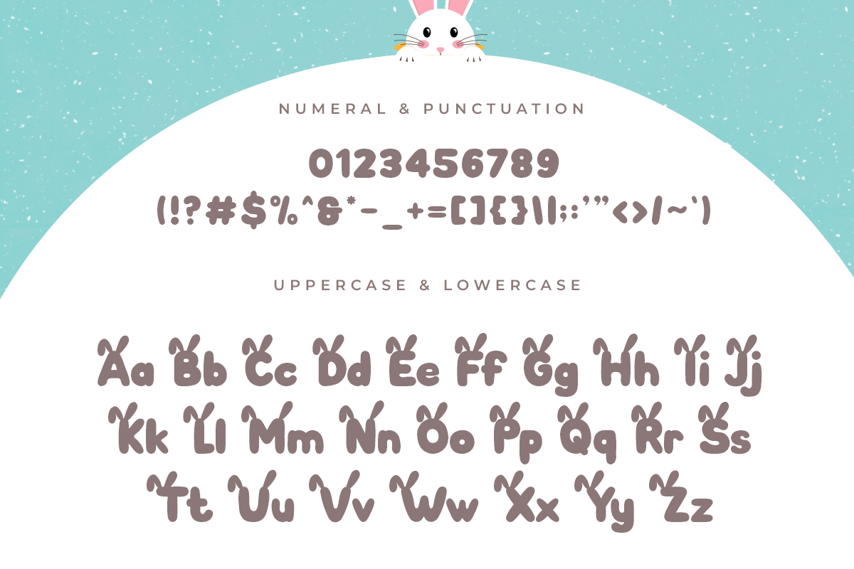 Bunny Gloff A Modern Display Kids Font - Image 5