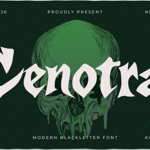 Cenotra A Modern Blackletter Font