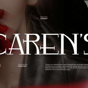 Caren's A Modern Serif Font