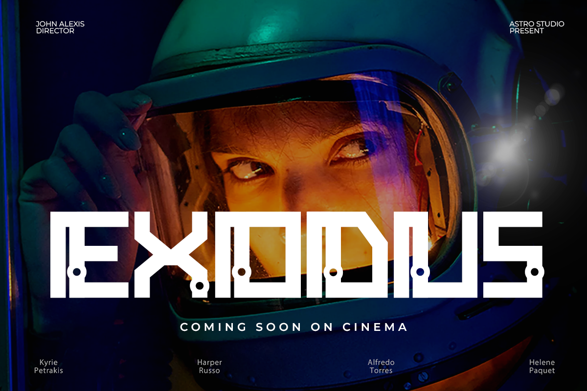 Avoxe A Modern Display Futuristic AI Font - Image 3