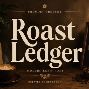 Roast Ledger A Modern Serif Font