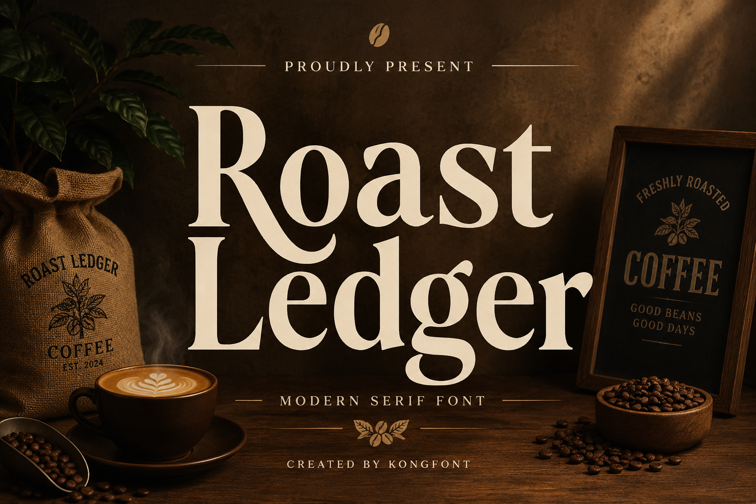 Roast Ledger A Modern Serif Font - Image 2