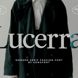 Lucerra A Modern Luxury Serif Font