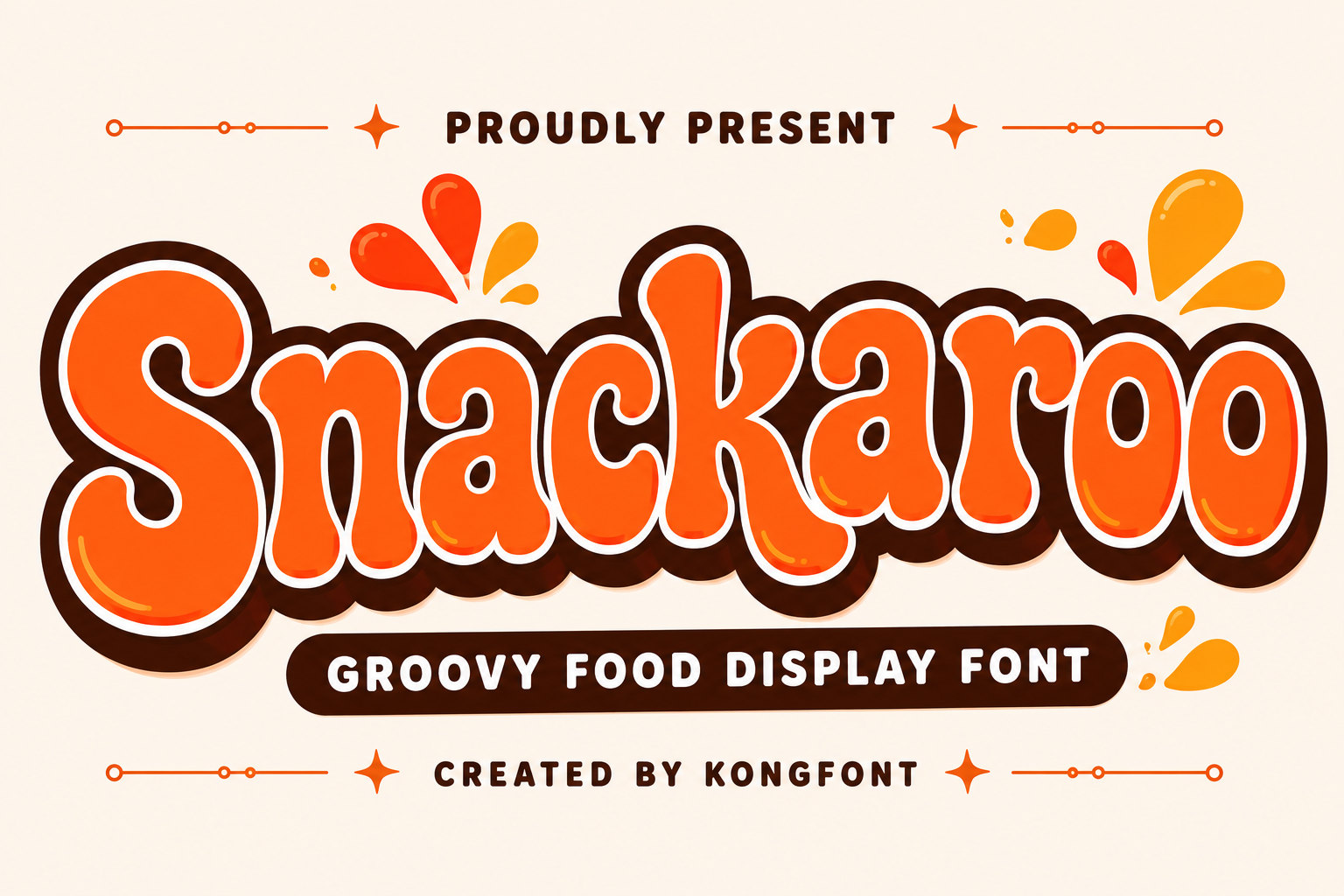 Snackaroo A Modern Display Kids Font - Image 2