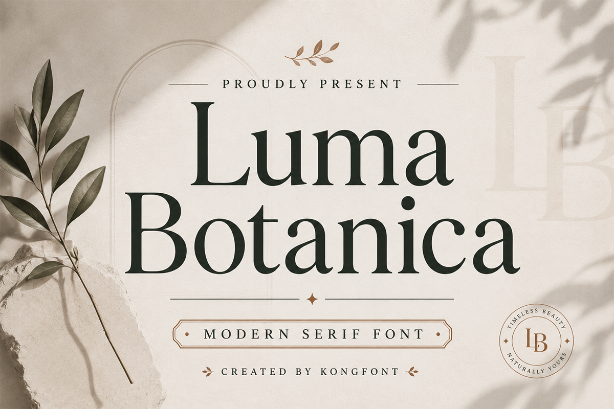 Luma Botanica A Modern Serif Font - Image 2