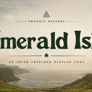 Emerald Isle A Modern Display Font