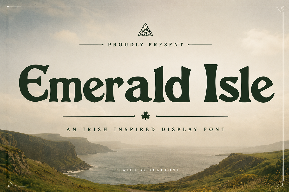 Emerald Isle A Modern Display Font - Image 2