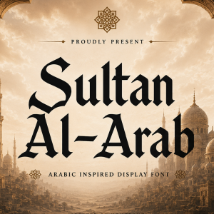 Sultan Al-Arab A Modern Arabic Font
