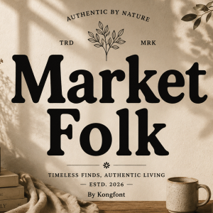 Market Folk A Modern Serif Bold Font