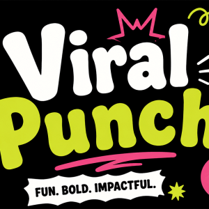 Viral Punch A Modern Cute Bold Font