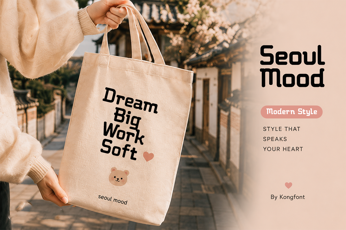 Seoul Mood A Modern Display Korean Font - Image 3