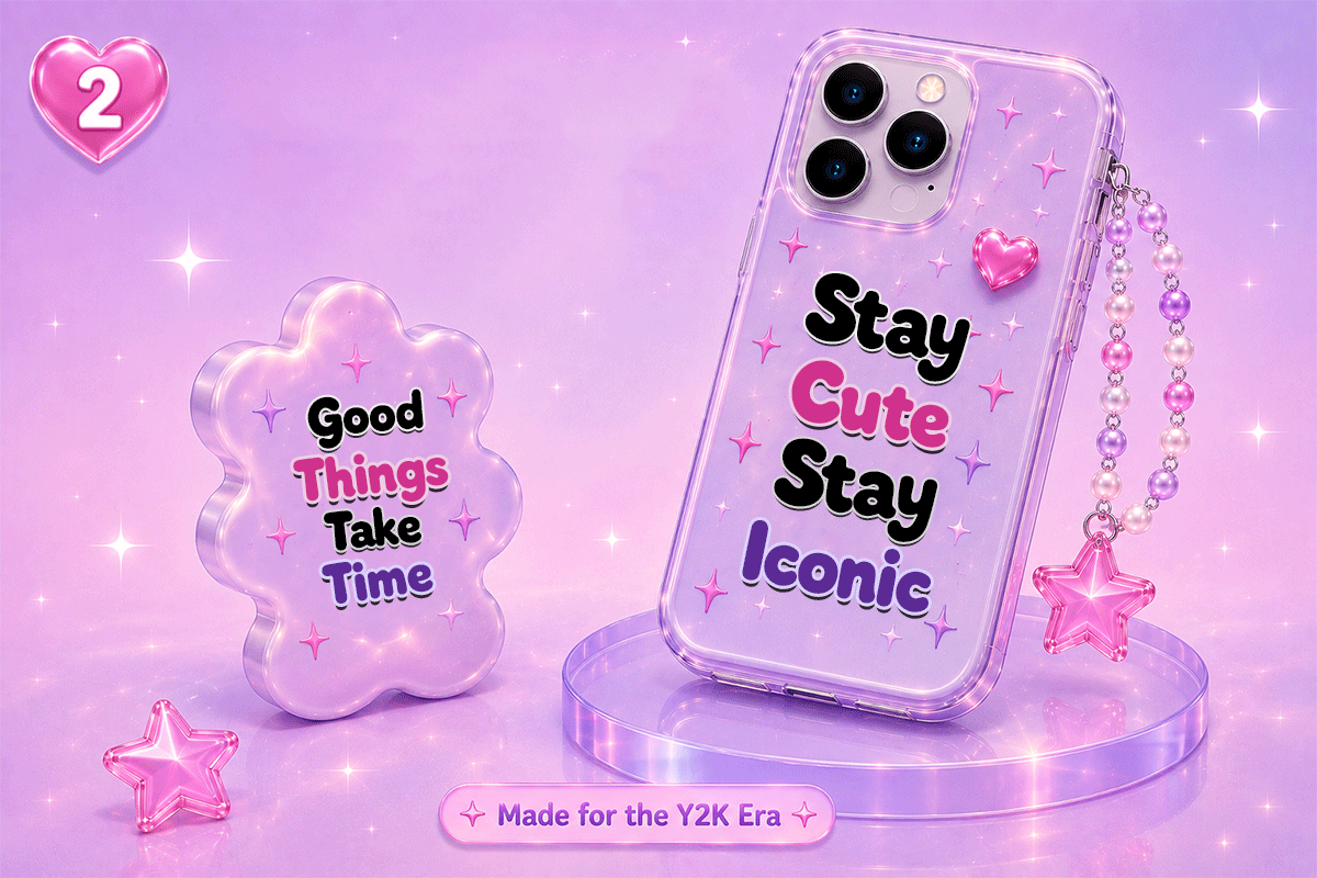 Glitter Sync A Modern Y2K Display Bold Font - Image 3