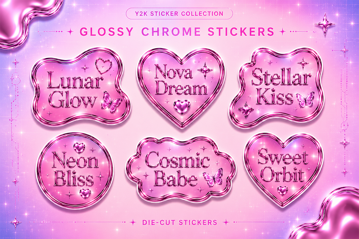 Chrome Darling A Modern Serif Y2K Font - Image 4
