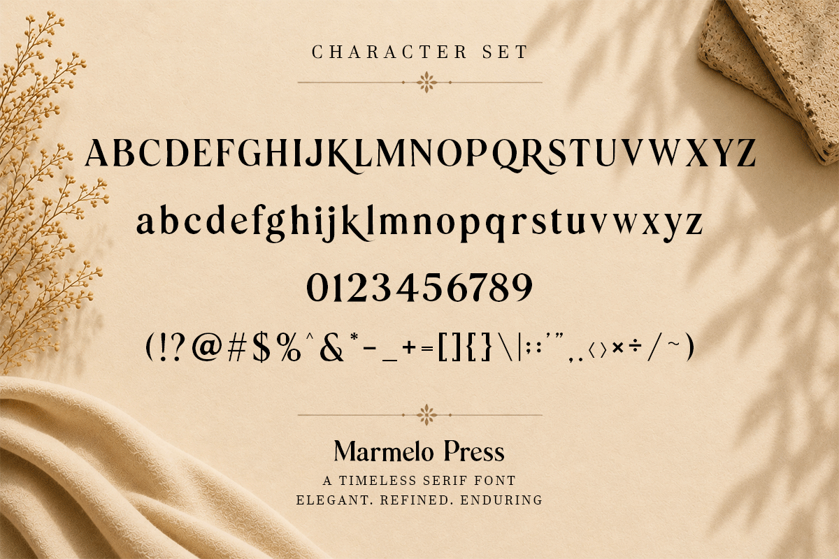 Marmelo Press A Modern Serif Luxury Font - Image 5